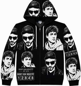 เสื้อฮู้ดดี้ผู้ชาย SDL คุณภาพสูงสำหรับฤดูหนาว สวมใส่สบาย ไม่หดตัว เป็นมิตรกับสิ่งแวดล้อม ผลิตจากผ้าฝ้ายฟลีซ 100% ทรงโอเวอร์ไซส์ พิมพ์ลายดิจิทัล - Product Image 4