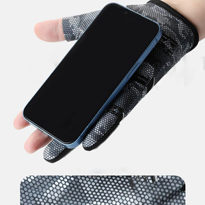 Gants de pêche au design moderne, taille et impression de logo personnalisées, aspect moderne et élégant, gants de pêche flexibles - Product Image 4