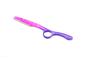 Professional Stainless Steel Hair Thinning <b>Razor</b> Pink Purple Gradient Styling <b>Razor</b> Feather Edge Hair Cutting Texturizing <b>Razor</b> - Product Image 3