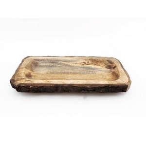 Bandeja DE SERVICIO DE MADERA moderna con superficie mate Lisa para el hogar y la cocina | Unique Craft India | - Product Image 2