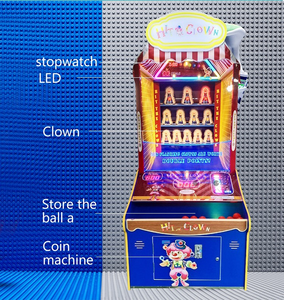 HGR Amusement Hit Clown Ticket Redemption Arcade Game Ball Toss Carnival Coin Operated Indoor Family Entertainment Center - Product Image 5