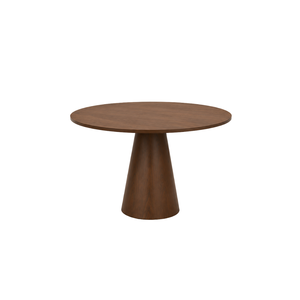 Ensemble de salle à manger ARTERRA Premium pour petits espaces, table ronde sur piétement en teck, chaises rembourrées modernes - Product Image 2