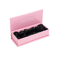 Ensemble de boîtes cadeaux rigides personnalisées avec pelliculage brillant et insert en satin, emballage de luxe pour cosmétiques, rouges à lèvres, parfums et produits de beauté
