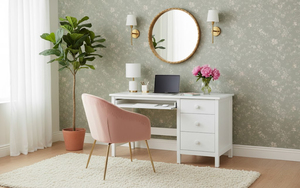 Bureau d'ordinateur moderne réglable en bois de hêtre pour le mobilier de bureau à domicile - Product Image 6