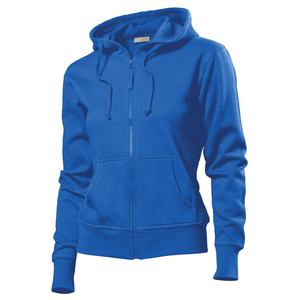 Vente chaude de haute qualité femmes hiver sweats à capuche imprimés conception personnalisée poche zippée pull sweats cordons cou - Product Image 5