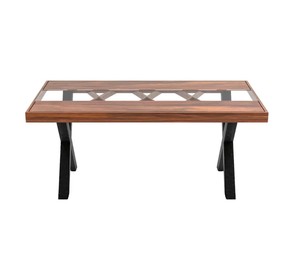 Modern Solid Wood Dining <b>Table</b> Set 6 Seater with Glass Top | Premium Sheesham Wood Dining Room Furniture | Jodhpur Handicraft - Product Image 4