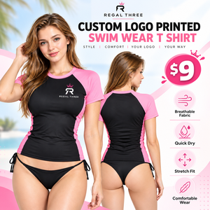<b>Women's</b> <b>Swim</b> Wear Slim Fit T <b>Shirt</b> Beach Wear Compression Tee Ladies Swimming Short Sleeve Tee Top UV-Protection <b>Swim</b> T-<b>Shirts</b> - Product Image 1
