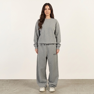 Private Label <b>Women's</b> Baggy <b>Pants</b> Premium Mens Loose Wide Leg Streetwear <b>Trousers</b> 100% Cotton Breathable Drawstring - Product Image 2