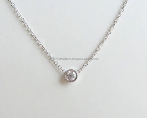 Pendentif en diamant en or 14 carats pour femmes 18 carats IGI/GIA Lab Grown Heart Charm en métal à la mode pour fiançailles mariage laboratoire créé bijoux - Product Image 1