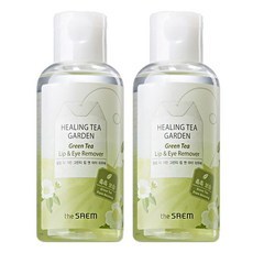 The Saem Healing Tea Garden Green Tea Lip & Eye <b>Remover</b> 150ml 2ea Gel Herbal Ingredient Discounted Price - Product Image 1