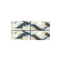 Carreaux de sol en porcelaine vitrifiée à finition brillante 600x1200 mm Épaisseur 9-11 mm Design moderne Installation par clic