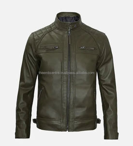 Recién llegado, chaqueta de cuero a la moda personalizada para hombre, ropa a la moda, nuevo estilo, venta directa de fábrica 2024, chaqueta de cuero para hombre - Product Image 1