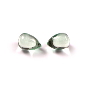 Zafiro Verde Menta Cultivado en Laboratorio, 5x7mm, Forma de Lágrima, Cabujón Liso Calibrado, Gema Suelta Certificada para Joyería, KKS EXPORTS - Product Image 3