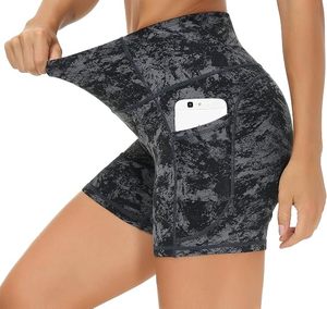 Ropa de Verano para Mujer, Shorts Deportivos de Cintura Alta con Logotipo Personalizado, Elásticos, de Secado Rápido, de Spandex/Poliéster - Product Image 5