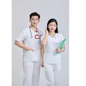 Conjunto de Uniformes Médicos - Algodón-Poliéster-Spandex - Uniforme Quirúrgico para Hospital - Mezcla Unisex FMF (Tela WFX-CVC) - Product Image 5