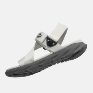 Sandales décontractées gris mousse avec bride de talon rotative, légères et à séchage rapide, à bout ouvert et bride arrière - Product Image 6