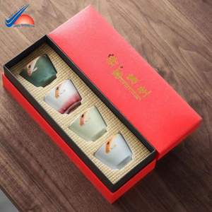 Caja de Almacenamiento para Tazas de Té de Cerámica |   Material de Kraft Resistente - Product Image 2