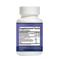 Capsules d'aide au sommeil de fabrication GMP, complément alimentaire pour le sommeil avec 5-HTP, magnésium, complexe de vitamines B, formule naturelle de relaxation, OEM