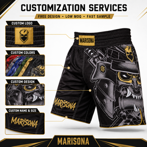 Custom Sublimated MMA Fight <b>Shorts</b> Lightweight Quick Dry Stretch <b>Grappling</b> Training <b>Shorts</b> for Teams Clubs and Private Labels - Product Image 4