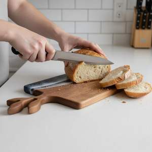 Planche à charcuterie en résine - Non toxique, facile à nettoyer, passe au lave-vaisselle, pour la cuisine et la salle à manger - Product Image 1