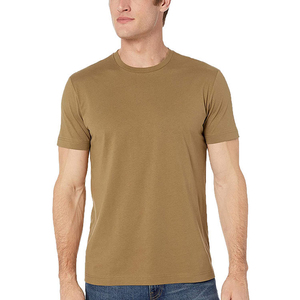 เสื้อยืดสไตล์วินเทจคุณภาพพรีเมียมสำหรับผู้ชาย ขายส่ง ผลิตจากโพลีเอสเตอร์ 100% รับสกรีนโลโก้ เสื้อยืดน้ำหนักเบาแขนสั้น - Product Image 1