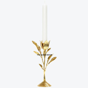 Ensemble de 3 bougeoirs en aluminium au design magnifique pour les occasions de Noël, différentes tailles, en béton, design unique. - Product Image 2