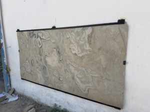 Lámina de Revestimiento de Pared de Piedra de Pizarra Flexible Color Marrón Bronceado, Tono Natural de Tierra, para Decoración de Fachadas Interiores y Exteriores - Product Image 6