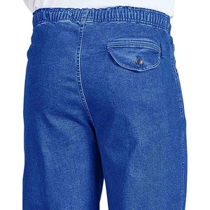 Jean en denim déchiré 100 % coton de haute qualité, design personnalisé, pour hommes, style délavé, tendance - Product Image 6