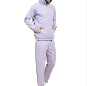 ผู้ผลิตชั้นนำ ชุดวอร์มมีฮู้ดผ้าฝ้าย 100% พิมพ์ลายสตรีทแวร์ สำหรับผู้ชาย/ยูนิเซ็กส์ ฤดูหนาว หนานุ่ม - Product Image 1