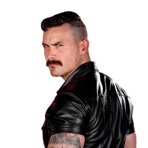 <b>Piped</b> Formal Leather Uniform Shirt 4 Color Options Sleeveless Design - Product Image 5