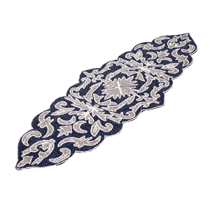 ผ้าปูโต๊ะผ้าคอตตอนปักลายลูกปัดเสื่อตกแต่งบ้านสไตล์หรูหรา - Product Image 3