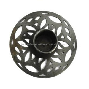 เชิงเทียนเหล็กพร้อมทองโบราณสำหรับตกแต่งบ้านและเชิงเทียนอื่นๆ - Product Image 2