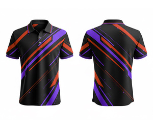 Professional Sublimation Polo Shield Jersey Custom Sportswear Durable Stitching for Men Women Youth Quick-Dry Dry-Fit Active - Product Image 4