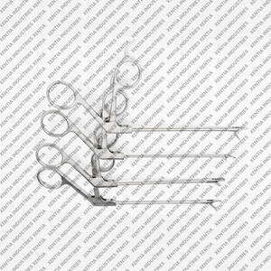 Kit de forceps d'arthroscopie manuels en acier inoxydable de qualité supérieure, 6 pièces, avec boîte de stérilisation, instruments chirurgicaux, ensemble d'arthroscopie - Product Image 4