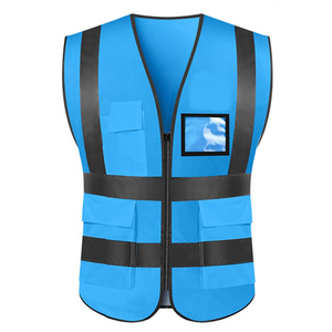 High Visibility Breathable Workwear Safety Vest Customizable Construction <b>Work</b> Professional <b>Stand</b> Reflective Clothing Workwear - Product Image 4