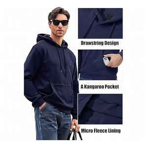 Sun Faded Hoodie Spring Fall High Quality No String Men Vintage Acid Wash Hoodies Oversized Casual Streetwear Pullover - Product Image 3