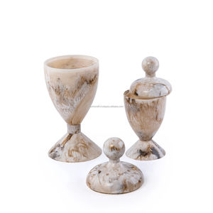 Curio Craft Handmade Eco-Friendly Resin Bakhoor Burner Set with Matching Storage <b>Box</b> for Indian <b>Incense</b> - Product Image 6