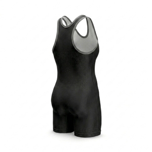 Vêtements de lutte pour femmes |   Vêtements de sport haute performance anti-humidité |   Surpiqûres plates pour les tournois de gym et de lutte - Product Image 5