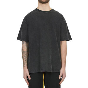 Street Wear Custom Men 100% Cotton Custom DTG Print T-shirt Oversize <b>Drop</b> Shoulder <b>Acid</b> Wash T-shirt - Product Image 1