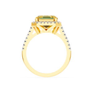 14K 9K 10K 18K Solid Gold 6Ct Lab Grown Yellow Diamond <b>Custom</b> <b>Ring</b> Certified Jewelry MOQ 3pc 10pc RJC OEM ODM E201280 - Product Image 3