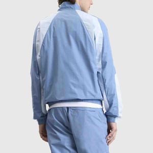 Veste de sport style racer à blocs de couleur, fermeture éclair, en polyester, coupe droite, col rabattu, idéale pour le printemps - Product Image 5