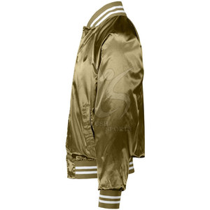 Custom Logo <b>Men</b> Satin Jacket OEM ODM Wholesale Outerwear <b>Men</b> Satin Fashion Jacket Comfortable Party Wear Satin Jacket - Product Image 3