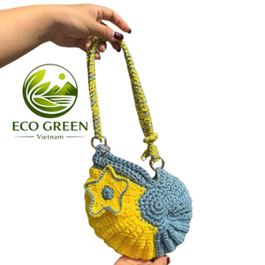 Sac en crochet coquillage style plage, sac fourre-tout côtier fait main, sac à bandoulière tricoté pour femme, nouvelle tendance été 2026, vente en gros - Product Image 1