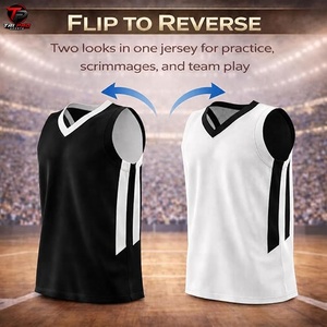 Camiseta de Baloncesto para Hombre, sin Mangas, Cuello en V, Malla de Secado Rápido, Uniforme de Equipo, Logotipo Personalizado, Camiseta Deportiva - Product Image 6