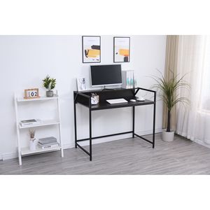 Modern <b>Black</b> <b>Console</b> Table Narrow Entryway and Living Room Foyer Small Couch and Sofa Table Enhances Any Space - Product Image 1