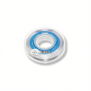 Nastro in Raso Ilan 1.0cm 25Y Argento Placcato D32 - Product Image 1