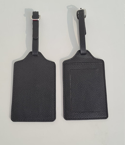 Étiquette de bagage en cuir PU pour hommes et femmes avec sac à rabat de confidentialité Pièces et accessoires - Product Image 3