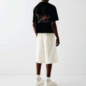 Camiseta con Logotipo Personalizado, 240GSM, Oversize, Corte Recto, Algodón Grueso, Hombros Caídos, para Hombre - Product Image 6