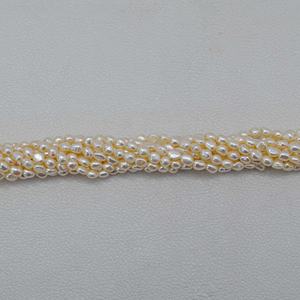 Perlas de Agua Dulce Naturales de 4mm 5mm, Color Crema, Perlas en Bruto, Certificadas por IGI, Collar de Perlas para Combinar, Colección de Joyería 2025 - Product Image 3