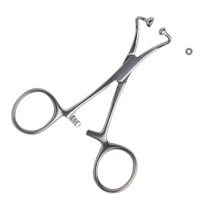 Pinza para toallas Backhaus de 13 cm, instrumento quirúrgico de acero inoxidable con articulación de bola y encaje para una fijación segura de la pañoles quirúrgicos - Product Image 2